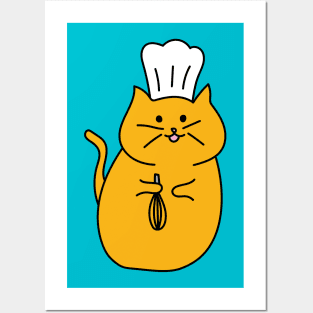 Chef Cat Posters and Art